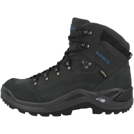 Buty trekkingowe męskie czarne Lowa Renegade GTX MID anthrazit/stahlblue (310945 9780)