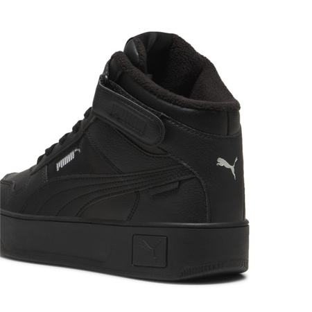Wyprzedaż - Sneakersy damskie Puma Carina Street Mid WTR buty sportowe wysokie za kostkę czarne (398050-01)