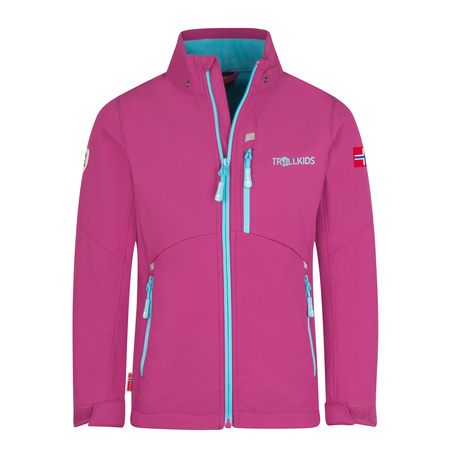 Kurtka softshell Trollkids Girls Balestrand Jacket dla dziewczynki (617-243)