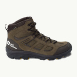 Wyprzedaż - Buty trekkingowe męskie Jack Wolfskin Vojo 3 Texapore MID M khaki-phantom brązowe (4042462_4287)