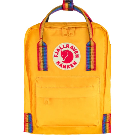 Plecak Fjällräven Kånken Rainbow Mini Warm Yellow-Rainbow Pattern (F23621-141-907)