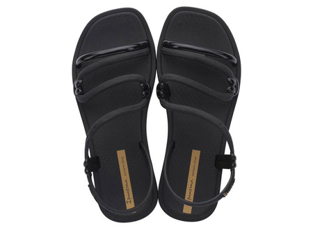 Sandały damskie IPANEMA SOLAR SANDAL BLACK czarne na lato (26983-AK626)