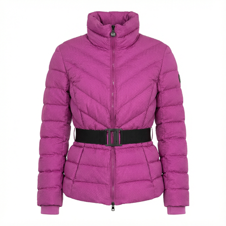 Kurtka puchowa damska z pasem EA7 Emporio Armani różowa (6DTB11-TNGCZ-1317)