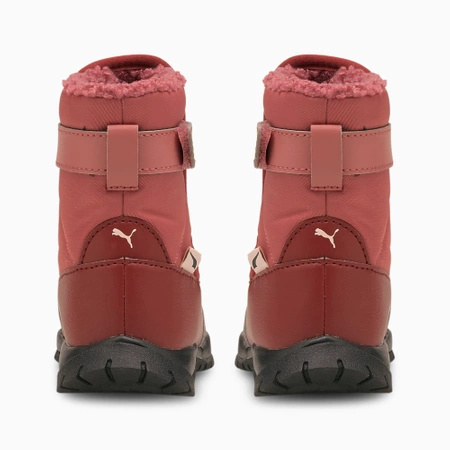 Śniegowce dziecięce Puma Nieve Boot WTR AC INF buty hydrofobowe nieprzemakalne różowe (380746-04)