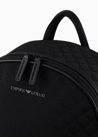 Wyprzedaż - Plecak miejski Emporio Armani czarny (Y4O315-Y022V-81336)