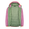 Kurtka ultralekka przejściowa dziecięca dla chłopca/dziewczynki Trollkids Kids Halsafjord Jacket pistachio green/wild rose/papaya (616-353)