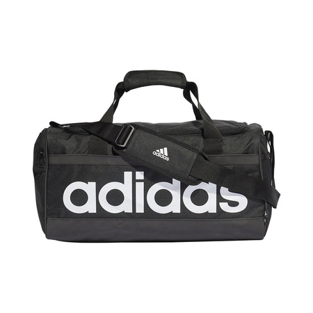 Torba sportowa LINEAR DUFFEL M BLACK/WHITE na ramię regulowana średnia pojemność (HT4743)