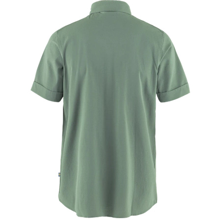 Koszula z krótkim rękawem męska Fjällräven Abisko Trekking Shirt SS M Patina Green (F87939-614)