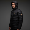 Kurtka męska Geographical Norway AMIGOMAP LONG HOOD DB BLACK MEN 233 BLACK (WZ5085H/GN-NOIR)