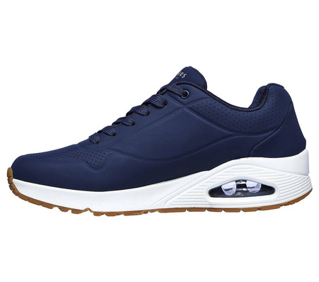 Wyprzedaż - Sneakersy męskie sportowe Skechers Uno Stand On Air amortyzacja niebieskie (52458-NVY)