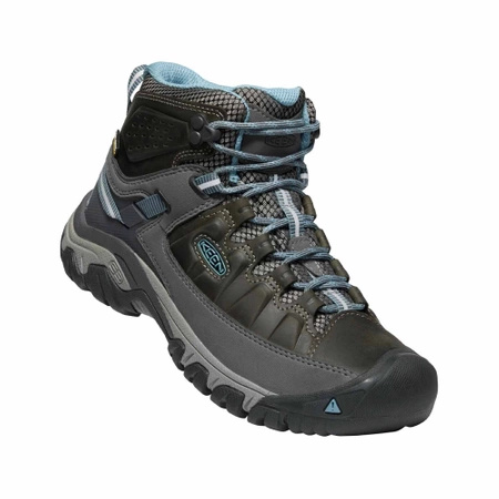 Buty trekkingowe damskie Keen Targhee III MID WP skórzane wodoodporne szare (KE-1023040)