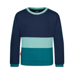 Bluza dziecięca dla dziewczynki Trollkids Girls Verdal Sweatshirt navy/teal/aqua (568-332)