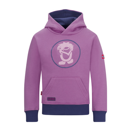 Bluza z kapturem dziecięca dla chłopca/dziewczynki Trollkids Kids Troll Sweater mallow pink/violet blue (138-242)