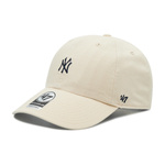 Czapka z daszkiem damska/męska 47 Brand MLB New York Yankees Base Runner beżowa (B-BSRNR17GWS-NT)