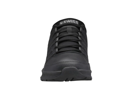 Buty sportowe męskie K-Swiss Vista Trainer sneakersy czarne skórzane (07000-001-M)