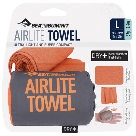 Ręcznik szybkoschnący Sea To Summit Airlite Towel turystyczny na siłownię trening (AAIR/OB)