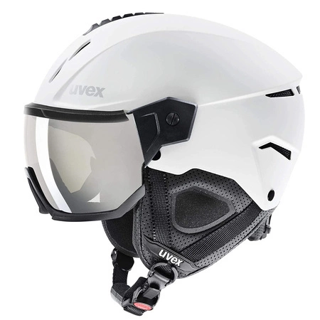 Kask narciarski damski/męski Uvex Instinct Visor snowboardowy sportowy biały (56/6/260/50)