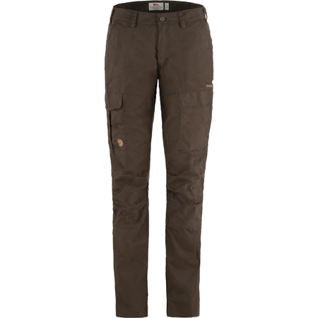 Wyprzedaż - Spodnie trekkingowe damskie Fjällräven Karla Pro Winter Trousers W Dark Olive brązowe (F89809-633)