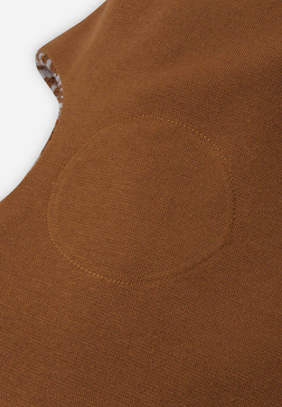 Wyprzedaż - Kominiarka Reima Balaclava Kuuraan Cinnamon brown Toddler z wełny merynosów brązowa (5300214A-1491)