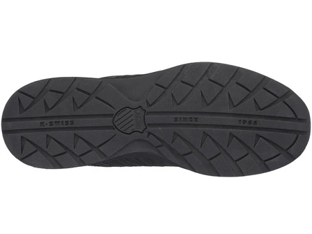 Buty sportowe męskie K-Swiss Vista Trainer sneakersy czarne skórzane (07000-001-M)
