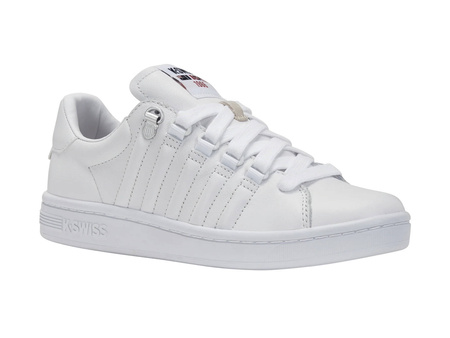 Sneakersy męskie skórzane białe K-Swiss LOZAN II tenisówki (07943-966-M)