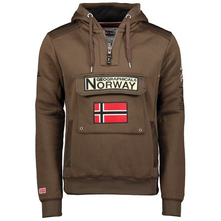 Bluza Geographical Norway GYMCLASS BROWN DB MEN 054 brązowy męska (WW2487H/GN-Brown)
