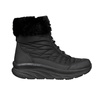 Buty zimowe damskie Skechers D'LUX WALKER WINTER SOLSTICE wysokie z futerkiem syntetycznym czarne (167388-BBK)