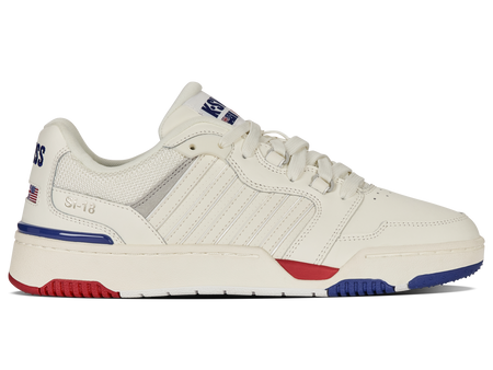 Sneakersy meskie sportowe K-Swiss SI-18 RIVAL biełe skórzane (08531-150-M)