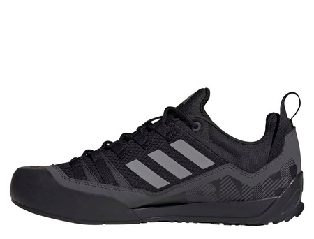 Buty trekkingowe męskie ADIDAS TERREX SWIFT SOLO 2 CBLACK/GRETHR/GRESIX lekkie, komfortowe i solidne czarne (IE6901)