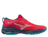 Buty Mizuno Wave Rider GTX W Czerwono-Turkusowe