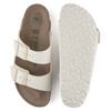 Klapki Birkenstock damskie Arizona Vegan Women Textile Narrow Eggshell na wąską stopę wegańskie (1022679)