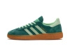 Buty sportowe damskie adidas Handball Spezial W Core Green z zamszową cholewką sneakersy zielone  (IE5896)