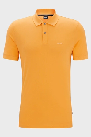 Wyprzedaż - Koszulka Polo męska BOSS Pallas Orange regular fit pomarańczowa (50468301-813)