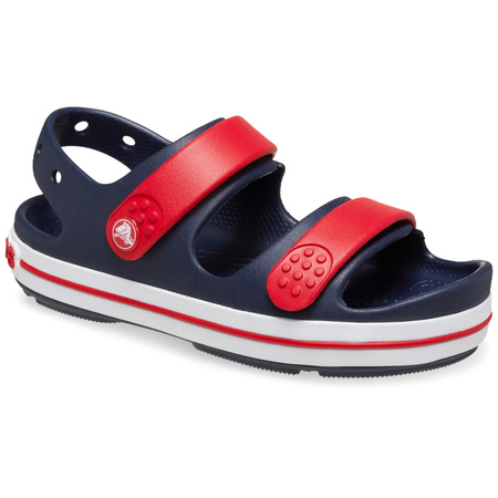 CROCS CROCBAND CRUISER SANDAL NAVY/VARSITY RED (209423-NAVY-VARS-RED)