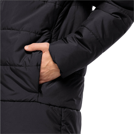 Wyprzedaż - Kurtka przejściowa męska Jack Wolfskin Deutzer Long JKT oddychający materiał czarna (1207451_6000)