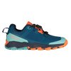 Buty hikingowe dziecięce dla chłopca/dziewczynki Trollkids Kids Sandefjord Hiker XT dusky turquoise/dark navy/glow orange (664-198)