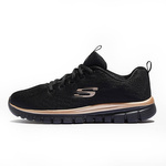 Buty sportowe damskie czarne Skechers Graceful Get Connected (12615-BKRG)