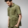 Koszula z krótkim rękawem męska Fjällräven Räven Shirt SS M Green-Laurel Green (F87106-620-625)