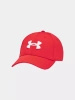 Czapka męska UNDER ARMOUR red z daszkiem sportowa czerwona (1376700-600)