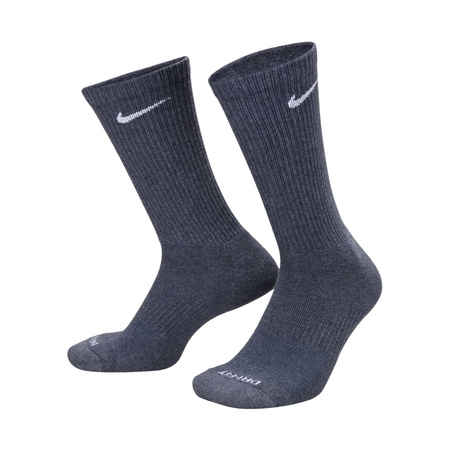Skarpety Nike Everyday Plus Cushioned 3 pary ciemnoszare  beżowe  jasnoszare (SX6888 901)