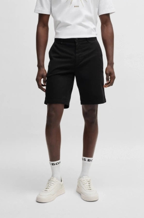 Szorty BOSS Chino-slim-Shorts czarny (50536723-001)