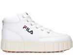 Sneakersy damskie Fila SANDBLAST L MID WMNS buty sportowe na platformie za kostkę białe  (10113771FG)