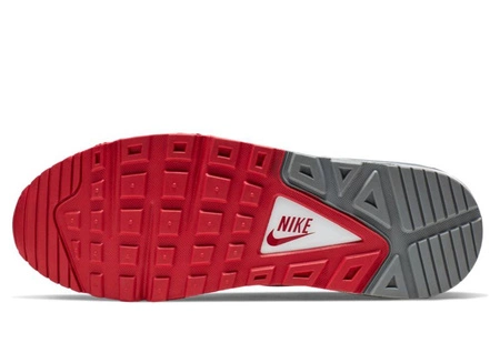 Sneakersy męskie Nike Air Max Command szaro czerwone (629993-049)