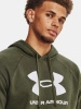 Wyprzedaż - Bluza z kapturem sportowa męska Under Armour UA Armour Fleece Big Logo HD zielona (1379743-390)