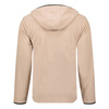 Wyprzedaż - Polar męski Geographical Norway UNICIA  MEN 224 bluza z kapturem rozpinana ciepła beżowa (WX3713H/GN)