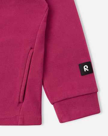 Wyprzedaż - Bluza polarowa dziecięca Reima Tarpeen rozpinana ciepła różowa (5200372A-39A0)