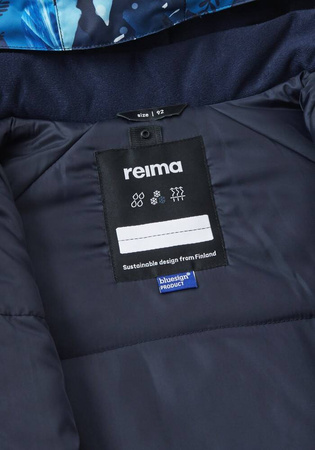 Kombinezon zimowy dziecięcy Reima Reimatec winter overall. Langnes Navy  Age 1 Toddler Unisex wodoodporny granatowy (5100119C-6984)