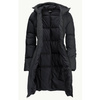 Kurtka damska czarna puchowa Jack Wolfskin FROZEN LAKE COAT W black Down Insulated wiatroszczelna (1206132_6000)