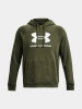 Bluza kangurka męska UNDER ARMOUR FLEECE LOGO HD z kapturem zielona (57183/1379758-390 )