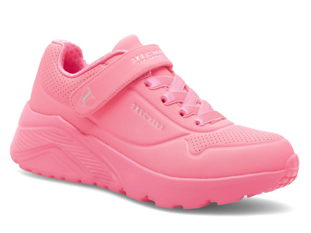 Buty sportowe dla dziewczynki Skechers UNO LITE memory foam różowe (310451LNPNK)